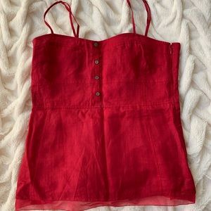 DKNY Cute Red Top